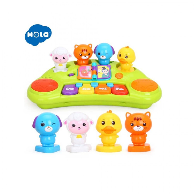 ارگ کتابی با صدای حیوانات هولی تویز HUILE TOYS
