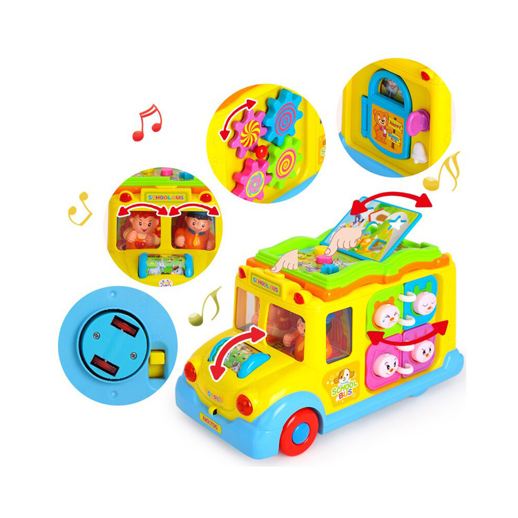 اتوبوس مدرسه موزیکال هولی تویز کد ۷۹۶