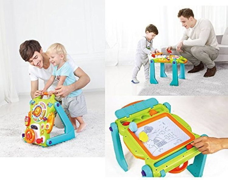 واکر و میز آموزشی ۳ کاره هولا تویز (Hola Toys) کد ۲۱۰۷؛ ایستگاه سرگرمی و خلاقیت!